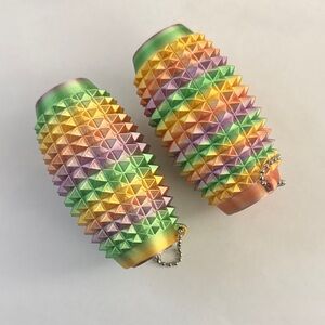 Colorful Spiked fidget Keychain Set